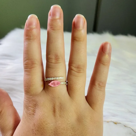 NWT BP 'Even Better Times' Smithsonite Genuine Quartz Sterling Silver Ring - 9 - Picture 9 of 11